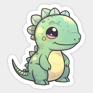 Cute Kawaii Dinosaur Sticker